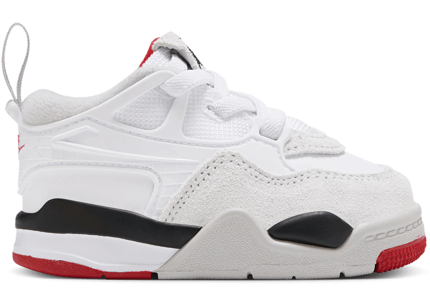 Jordan 4 RM White Varsity Red