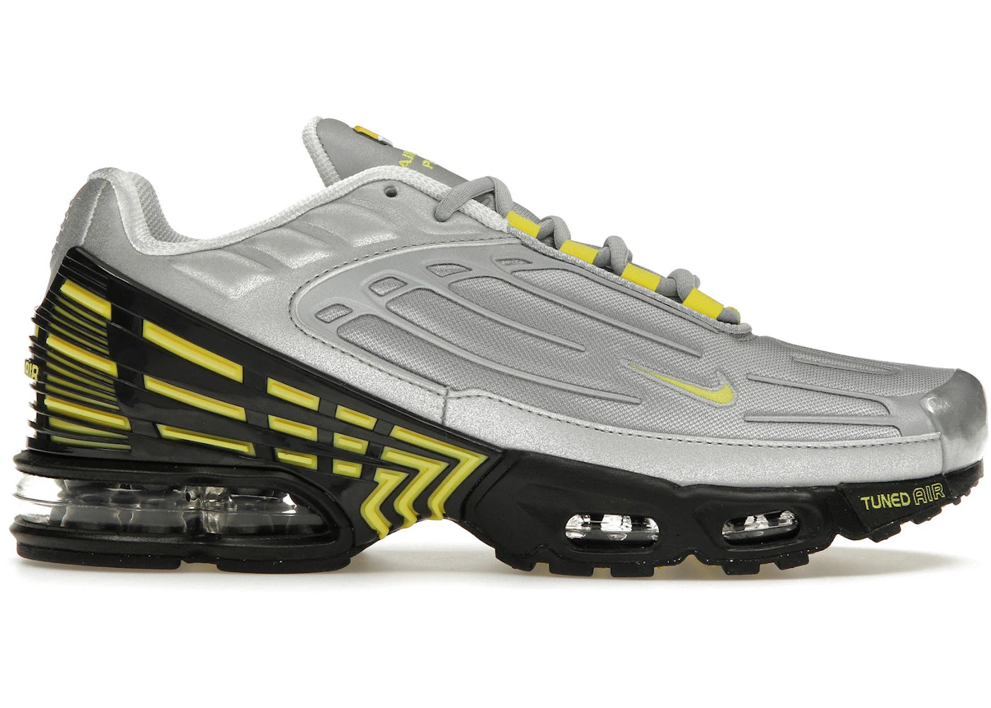 Nike Air Max Plus 3 Metallic Silver Opti Yellow