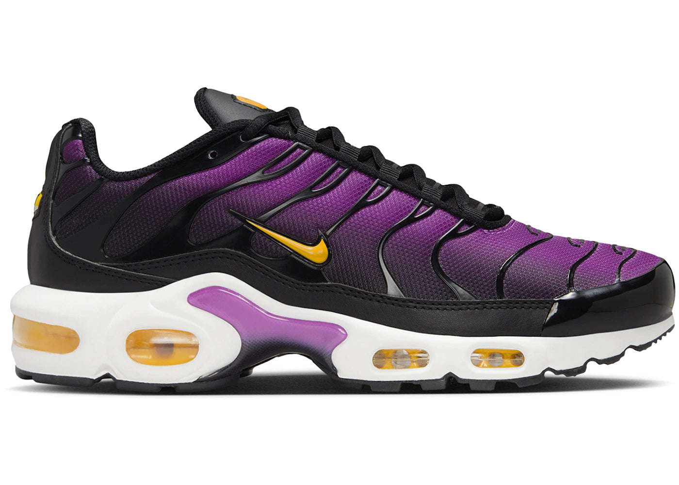 Nike Air Max Plus Black Laser Orange White Hyper Violet