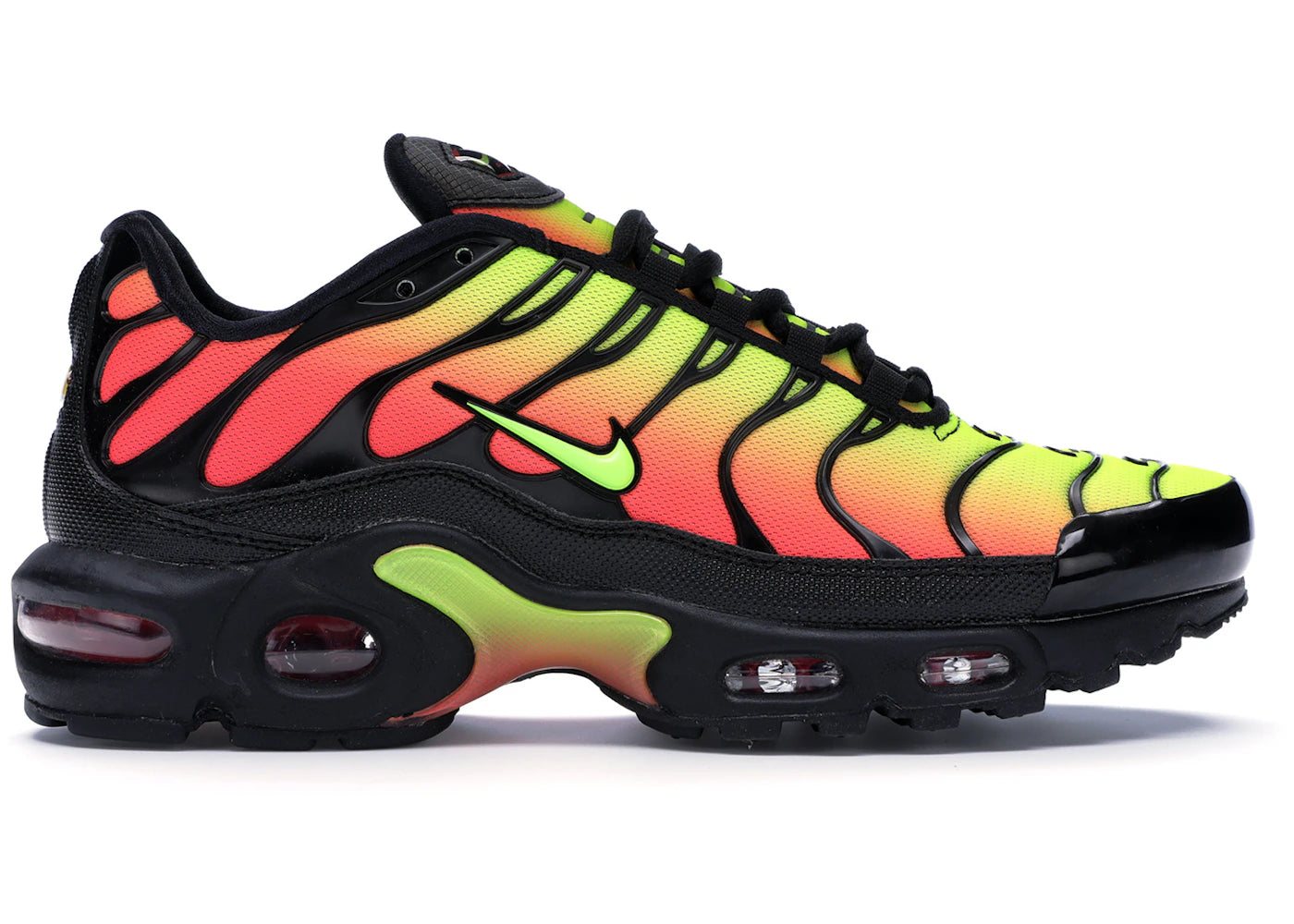Nike Air Max Plus Black Volt Solar Red
