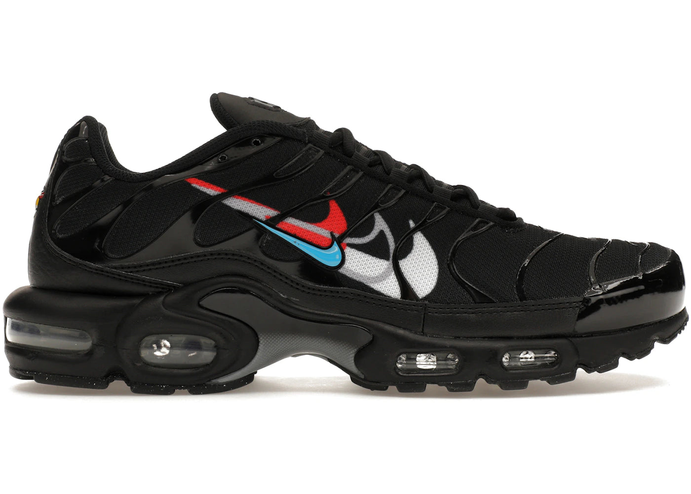 Nike Air Max Plus Multi Swoosh Black Crimson
