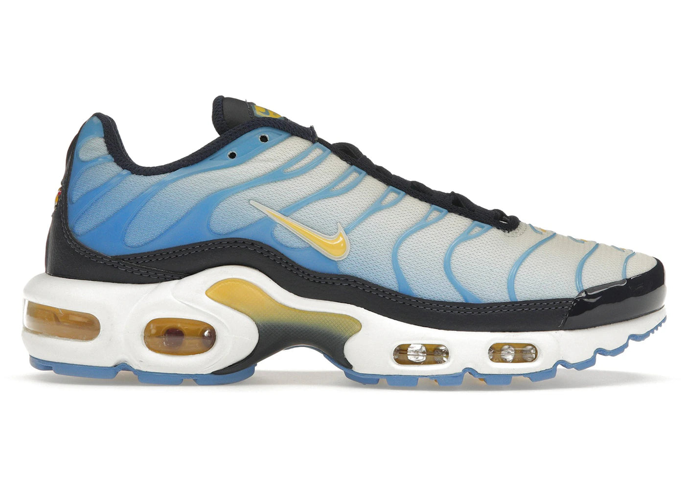Nike Air Max Plus University Blue Topaz Gold