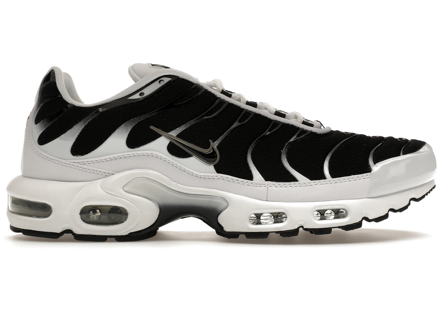 Nike Air Max Plus White Black Metallic Pewter