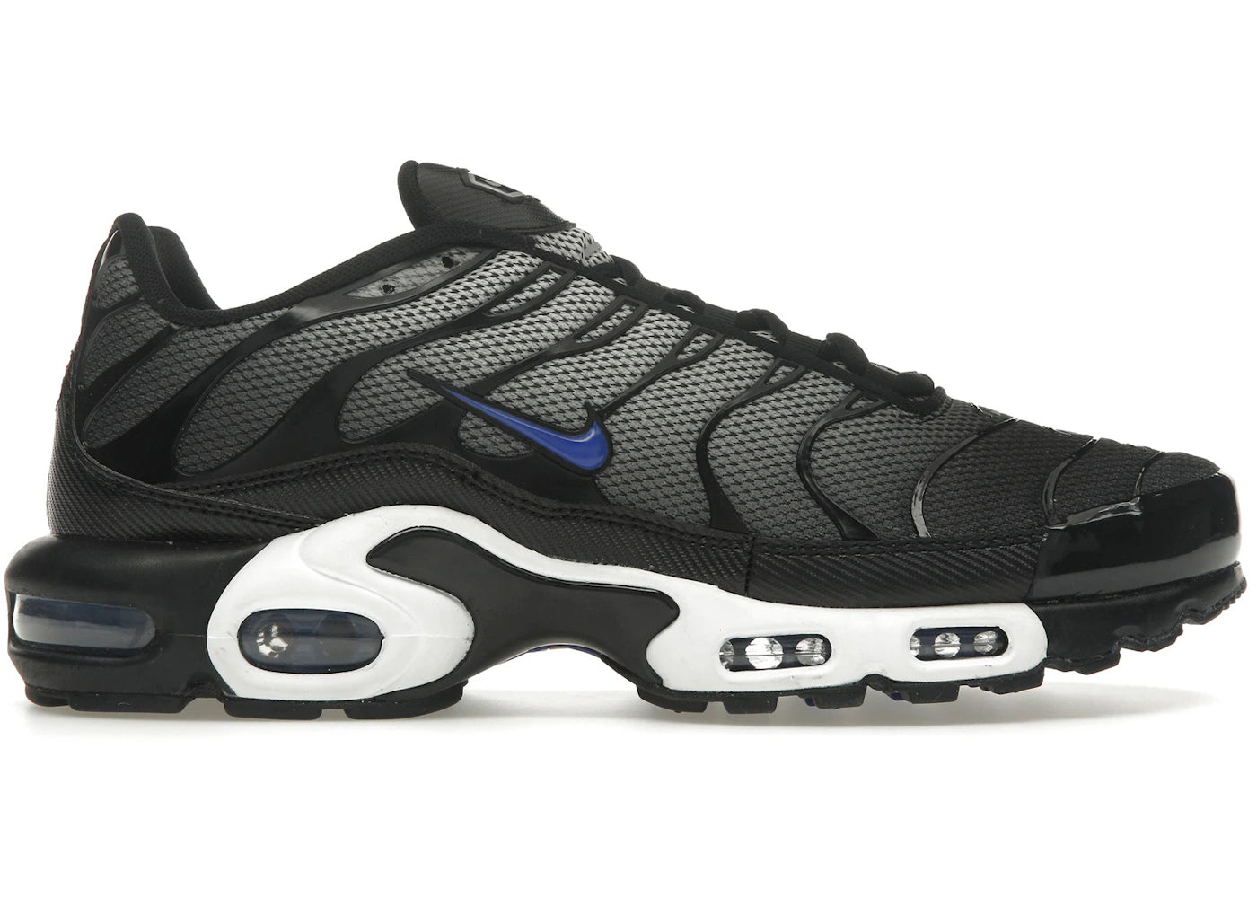 Nike Air Max Plus White Black Racer Blue