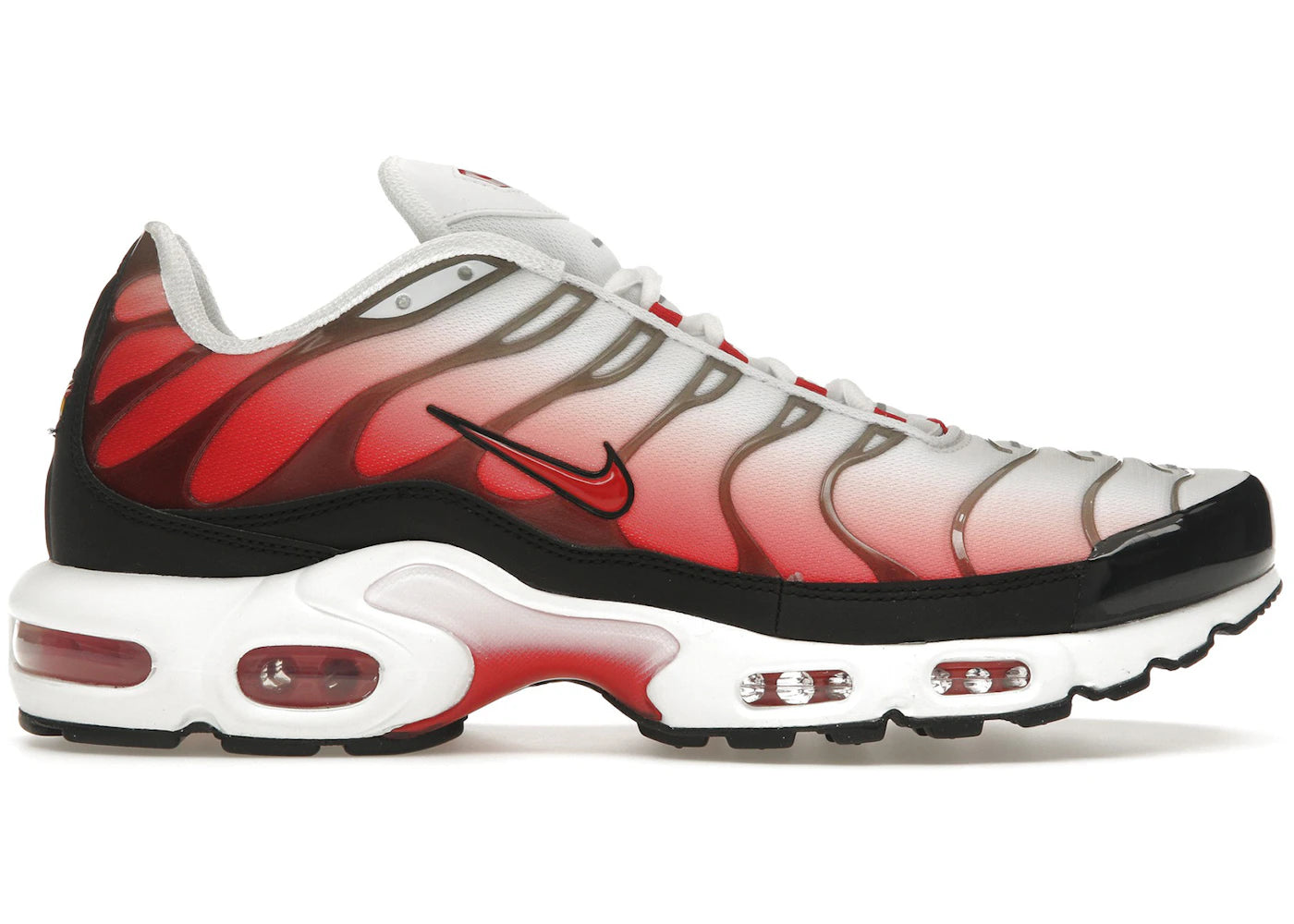 Nike Air Max Plus White Black University Red