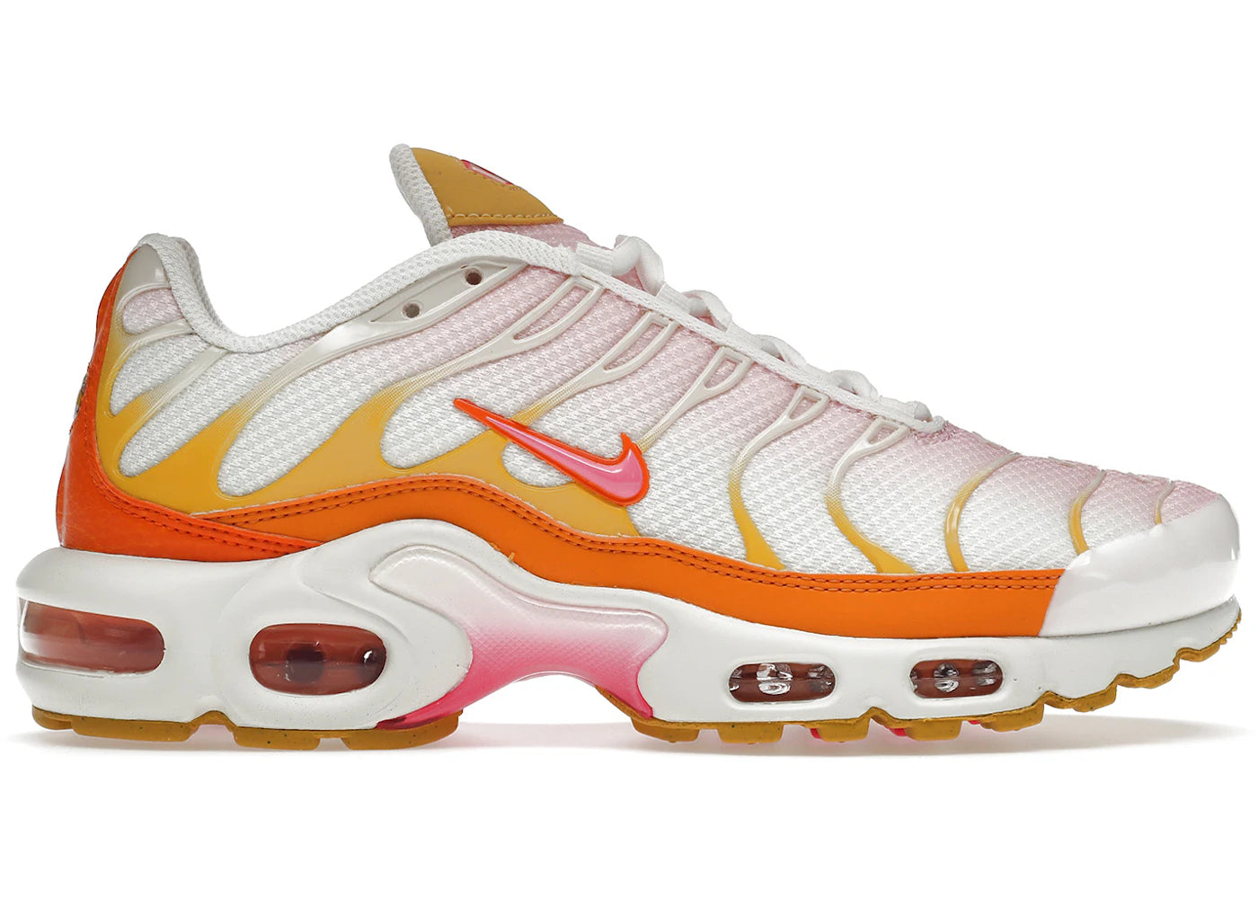 Nike Air Max Plus White Orange Pink