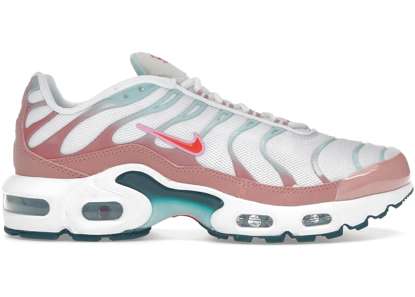Nike Air Max Plus White Red Stardust Jade Ice Siren Red