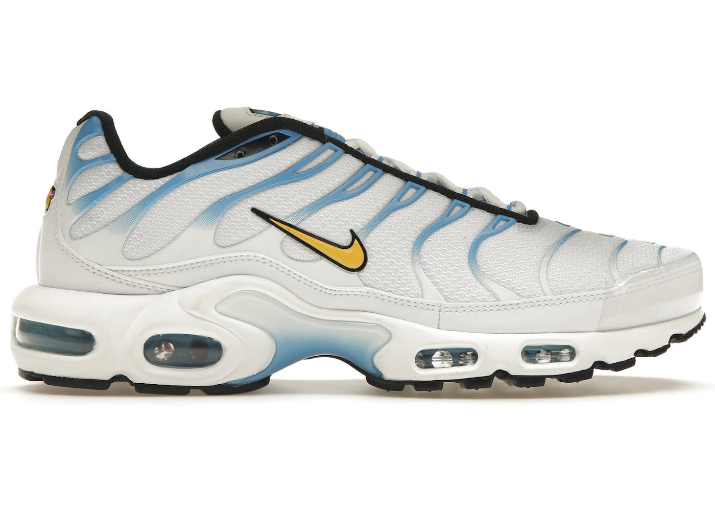 Nike Air Max Plus White University Blue Gold