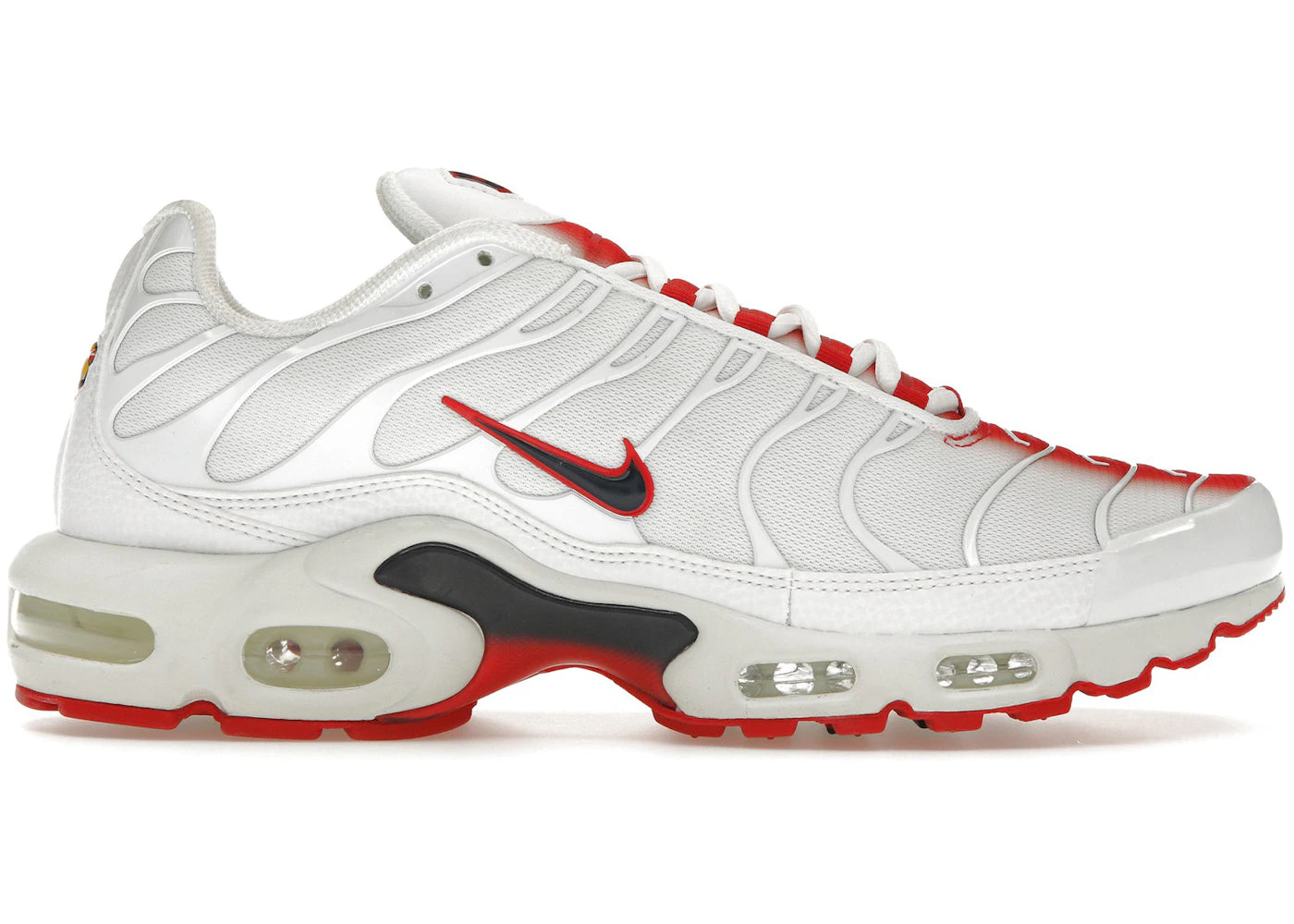 Nike Air Max Plus White University Red