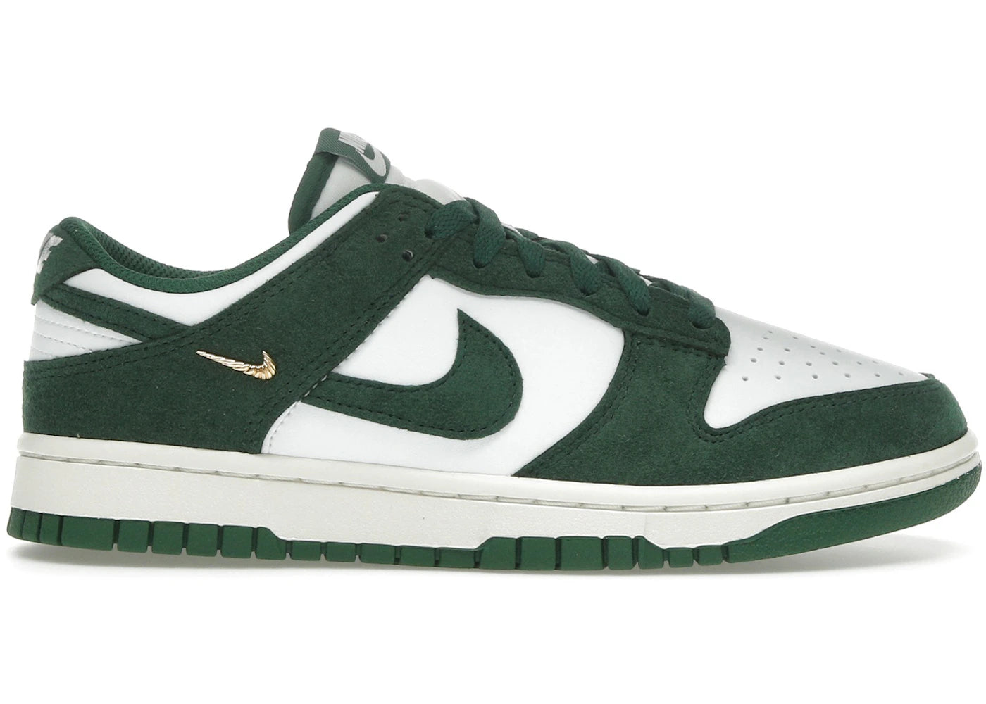 Nike Dunk Low Gorge Green Gold Mini Swoosh