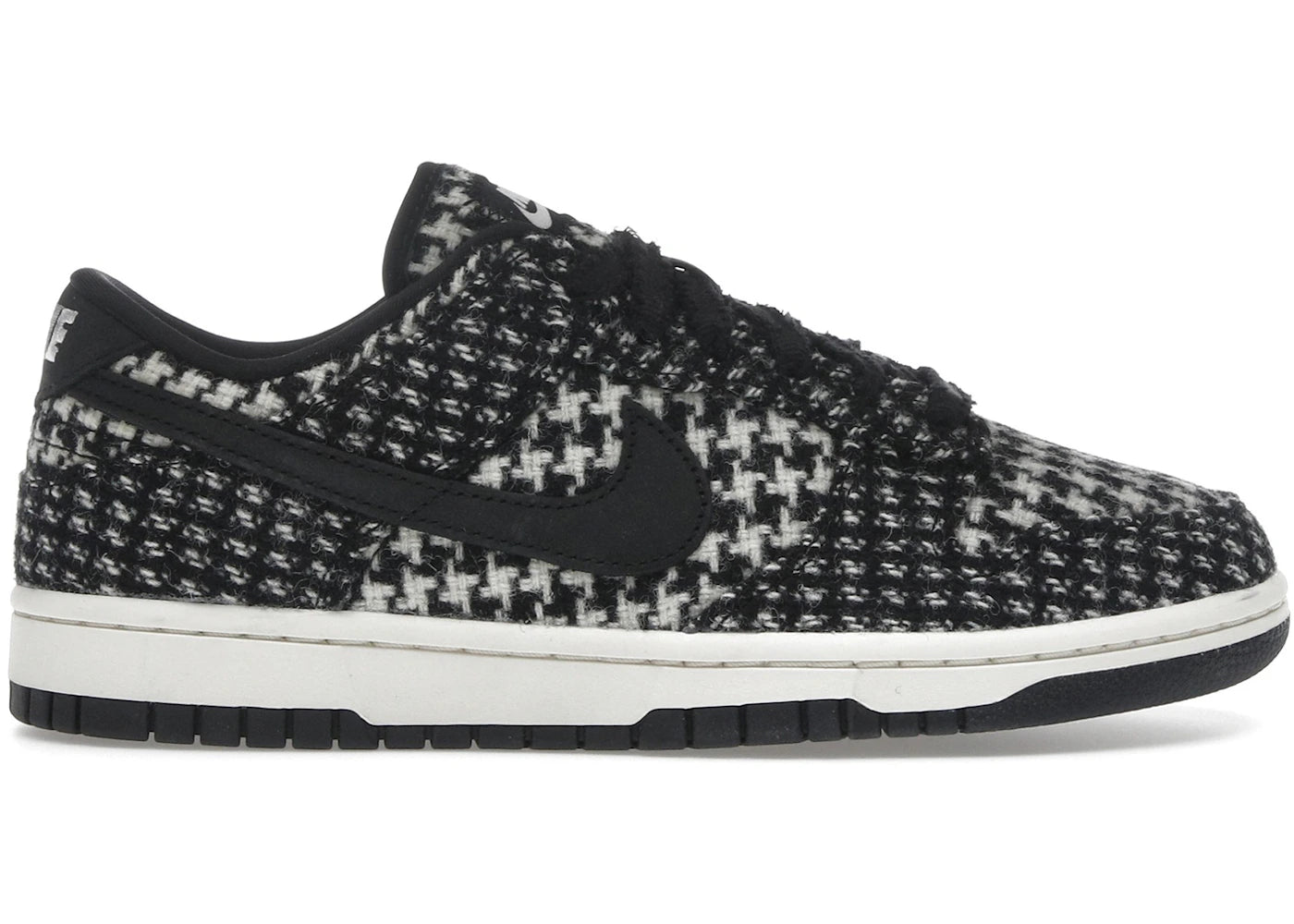 Nike Dunk Low Harris Tweed White Black Multi