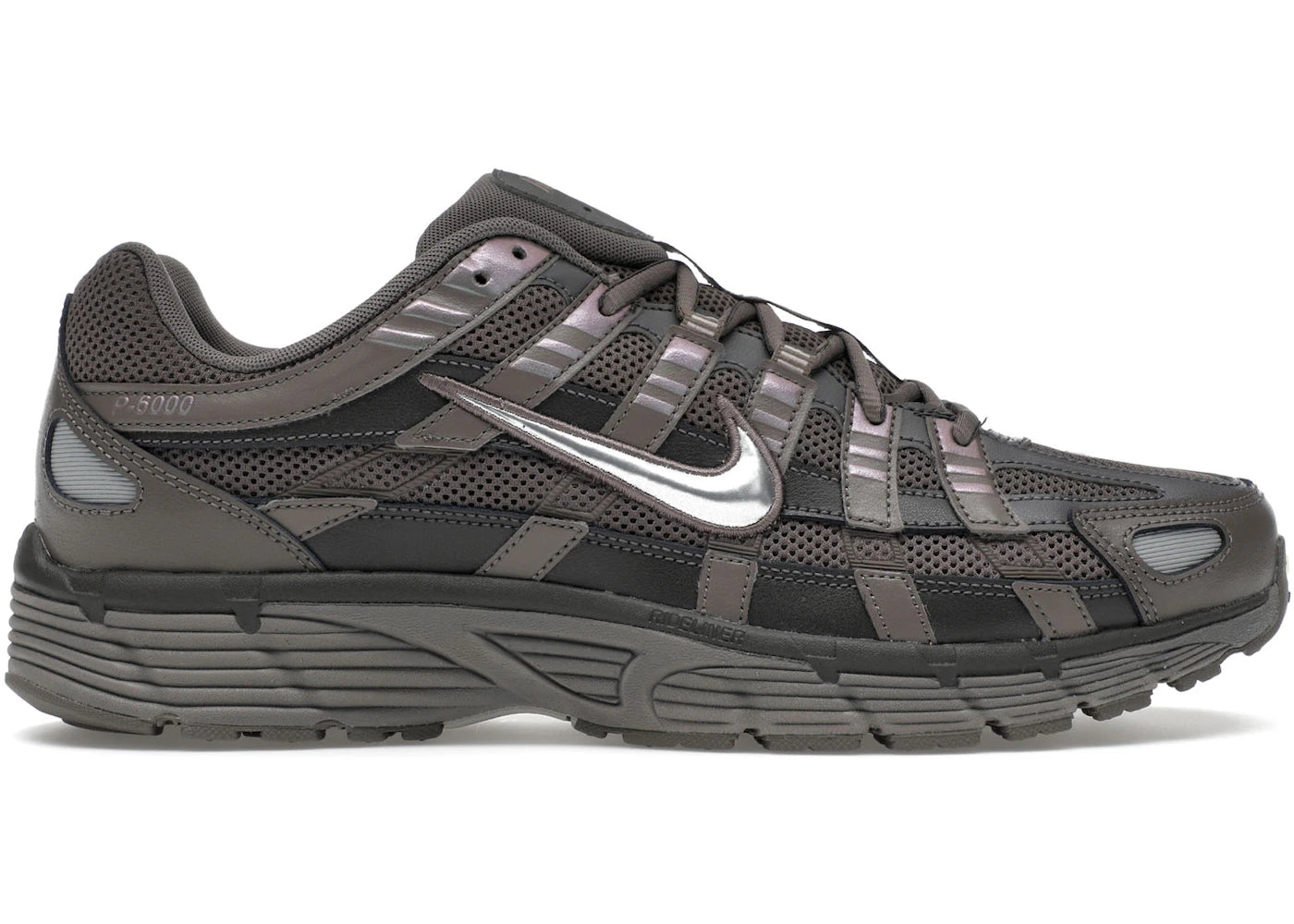 Nike P-6000 Cave Stone Medium Ash Flat Pewter Metallic Silver