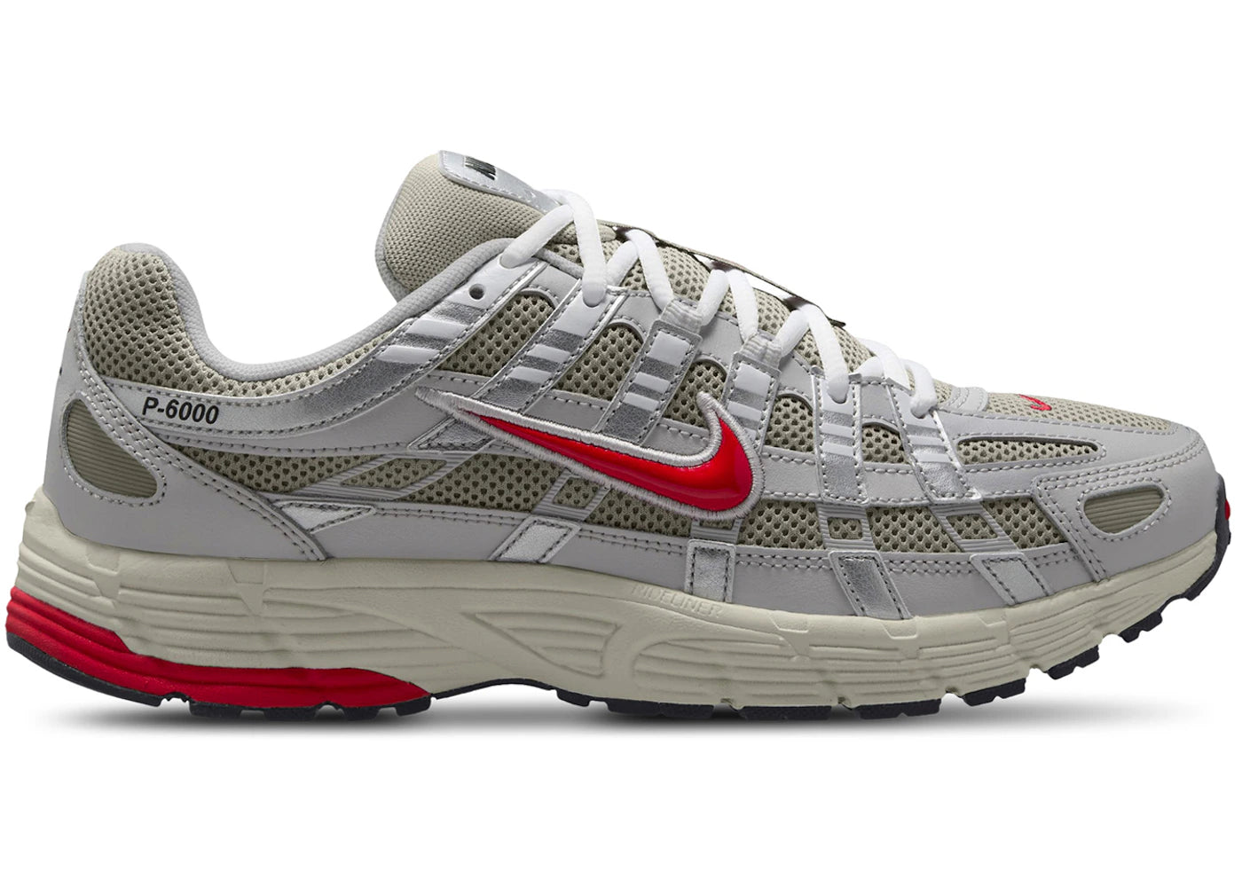 Nike P-6000 Grey Fire Red
