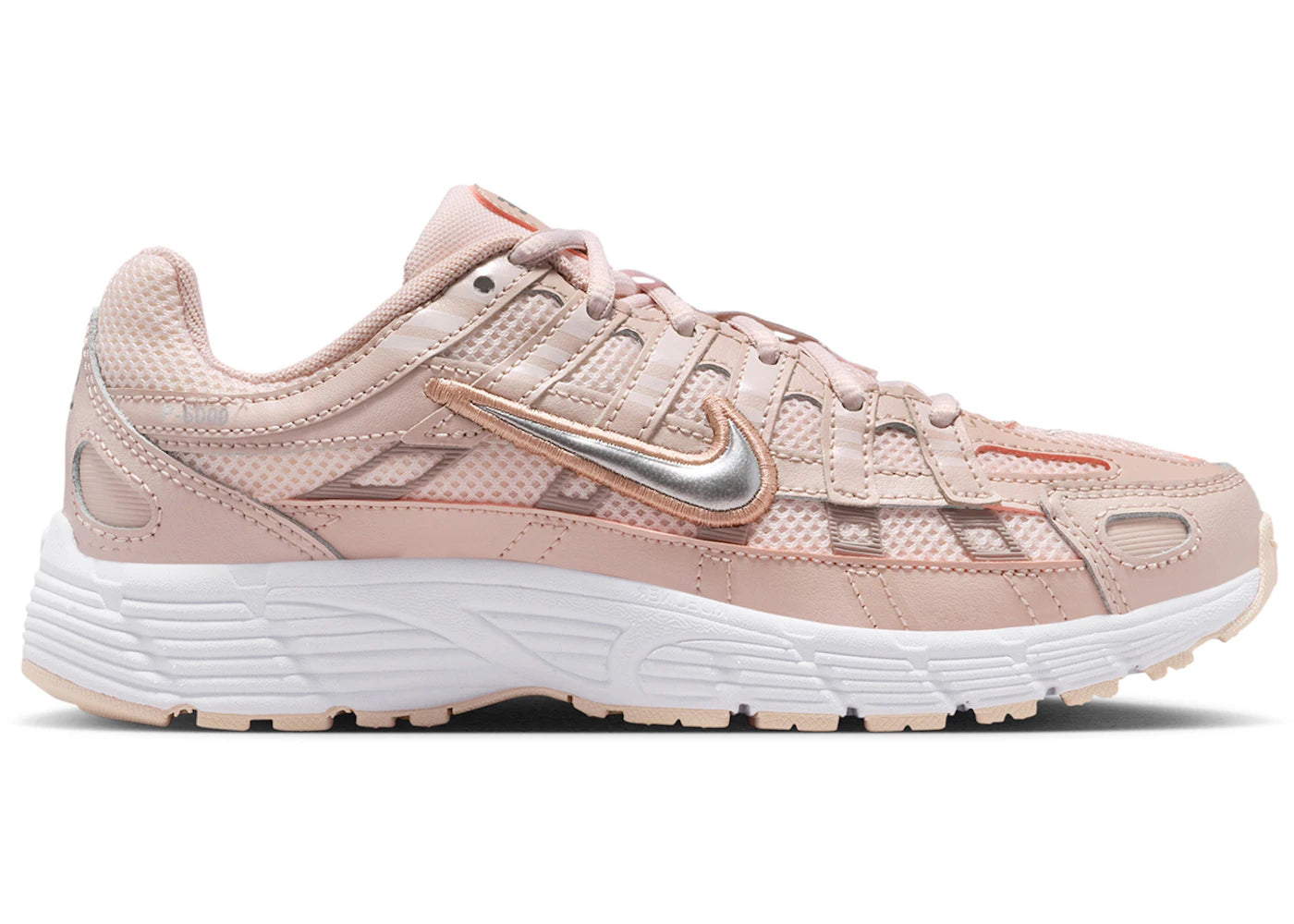 Nike P-6000 Light Soft Pink Metallic Silver
