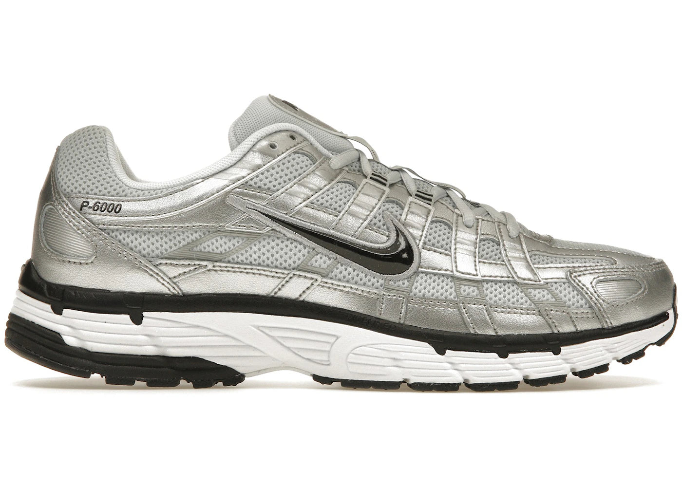 Nike P-6000 Metallic Silver Pure Platinum