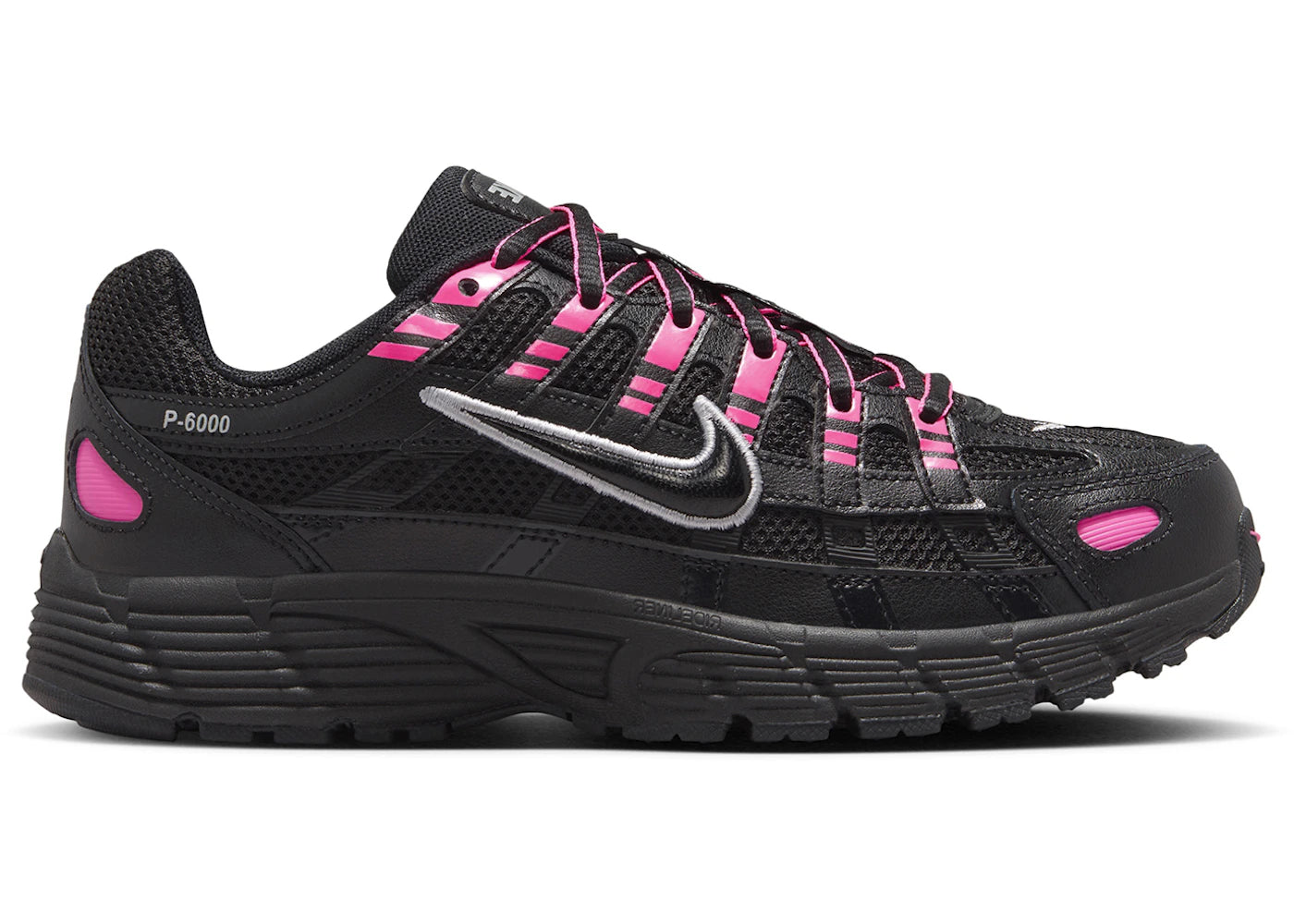 Nike P-6000 Pink Blast Metallic Silver Black