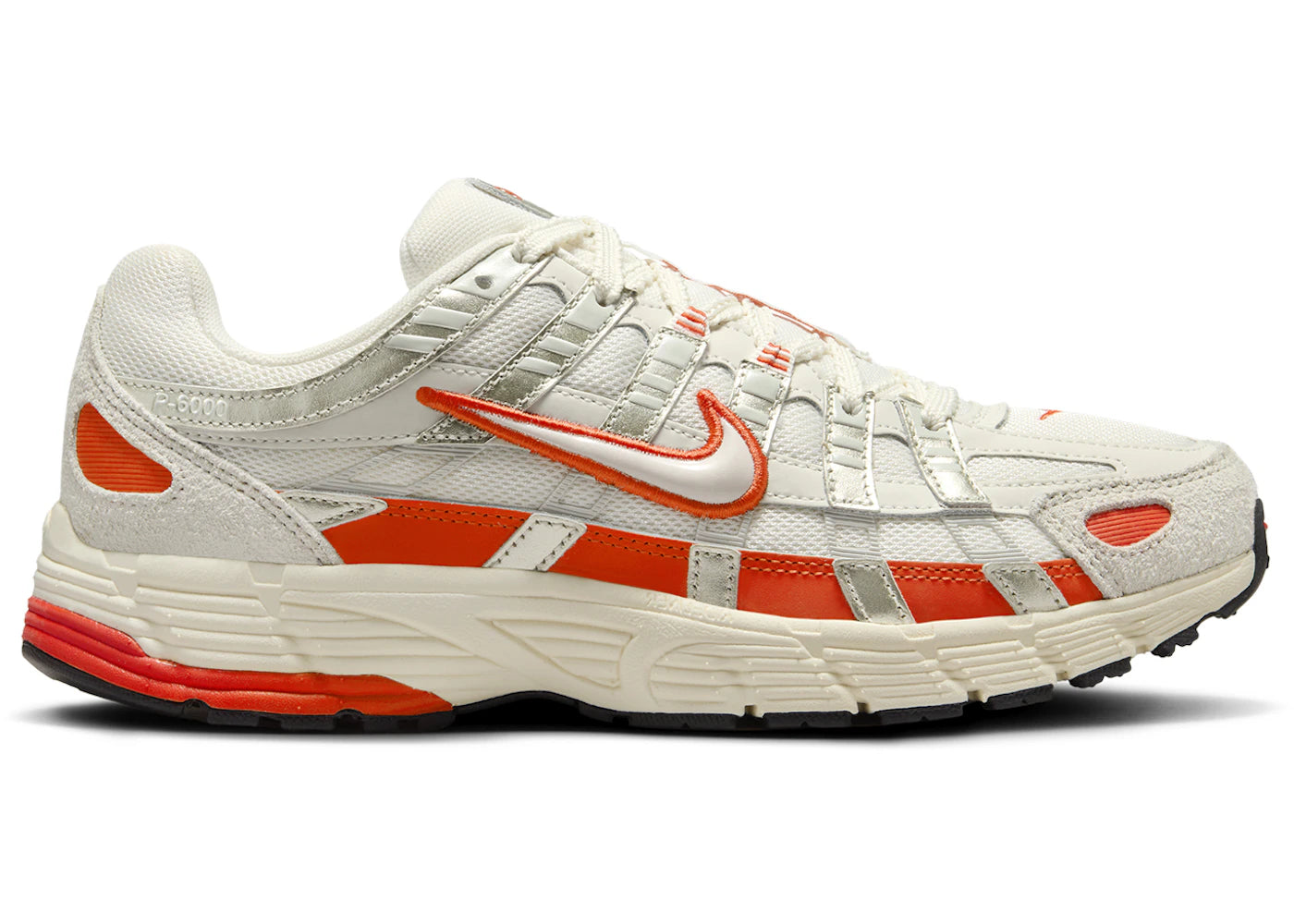 Nike P-6000 Sail Pale Ivory Light Bone Picante Red