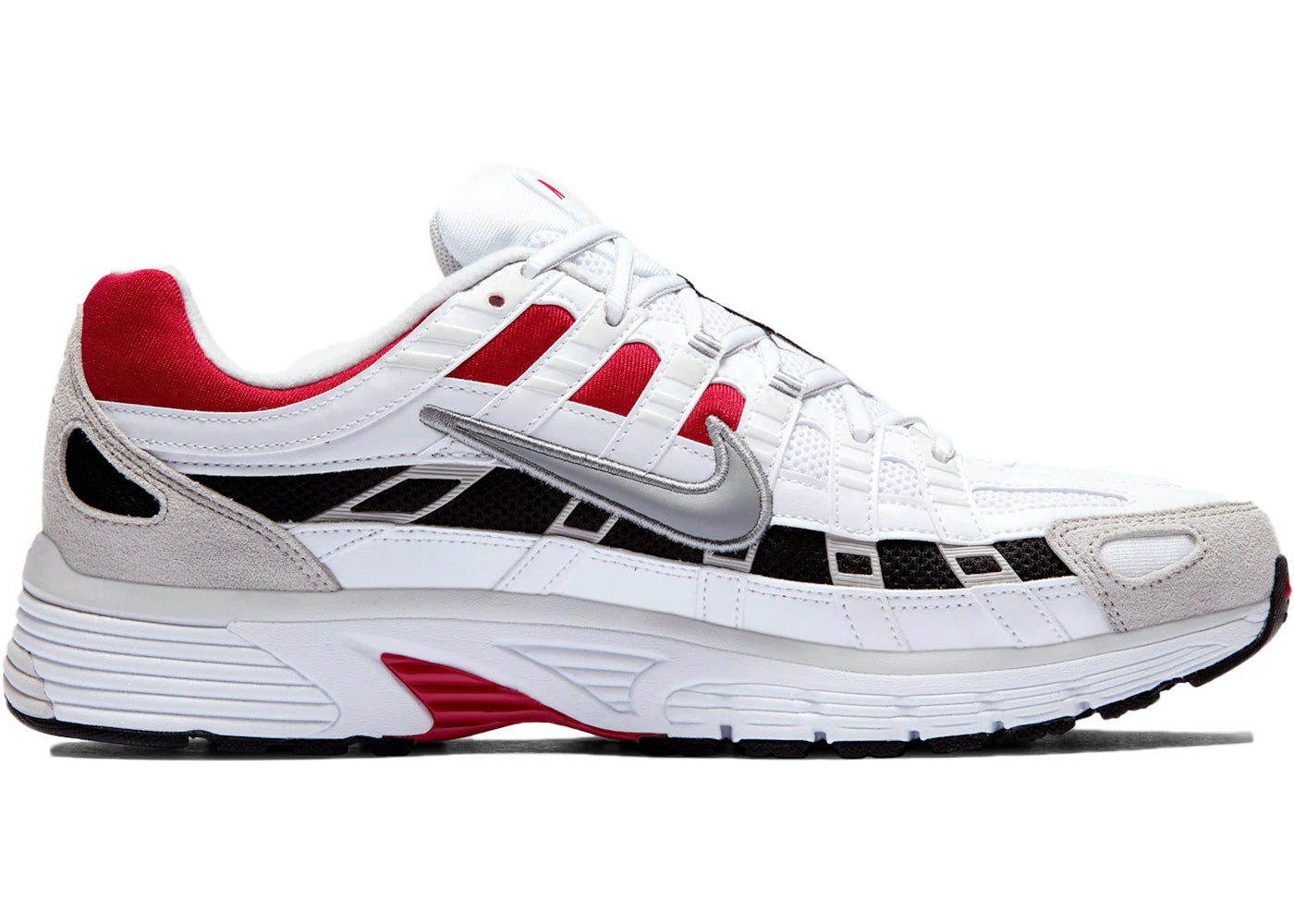 Nike P-6000 White University Red