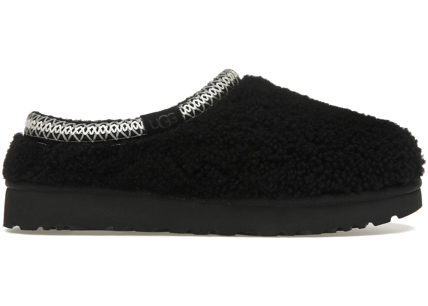 UGG Tasman Maxi Curly Slipper Black