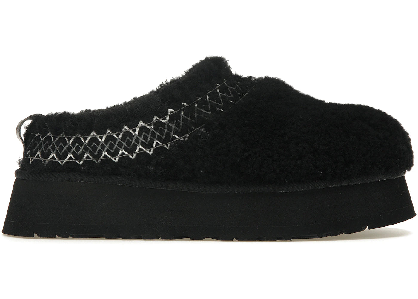 UGG Tazz Slipper Heritage Braid Black