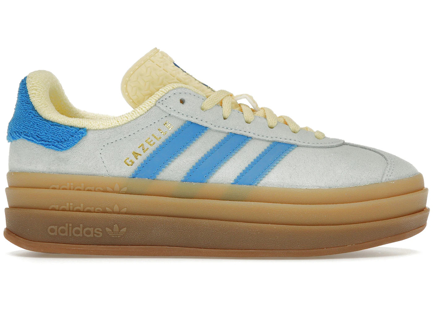 adidas Gazelle Bold Almost Blue Yellow