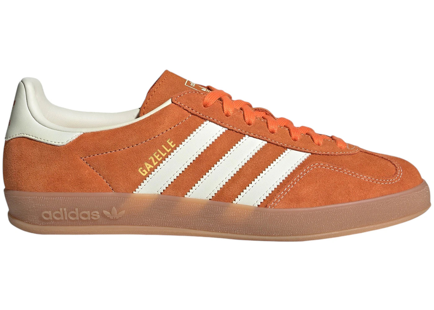 adidas Gazelle Indoor Orange Off White Gold Metallic