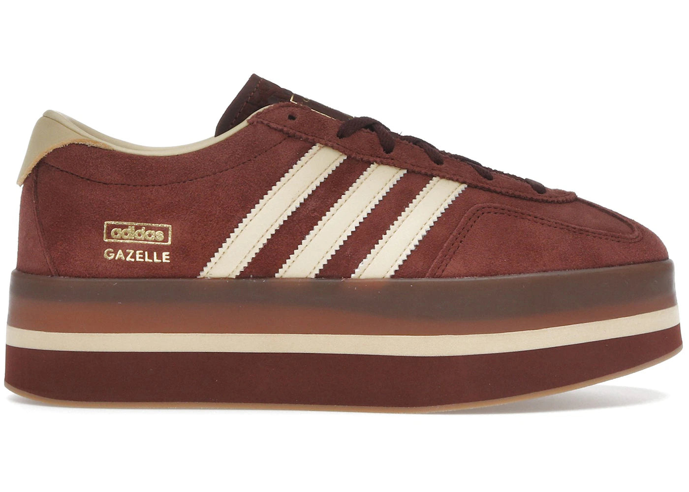 adidas Gazelle Stack Fox Brown Orange Tint