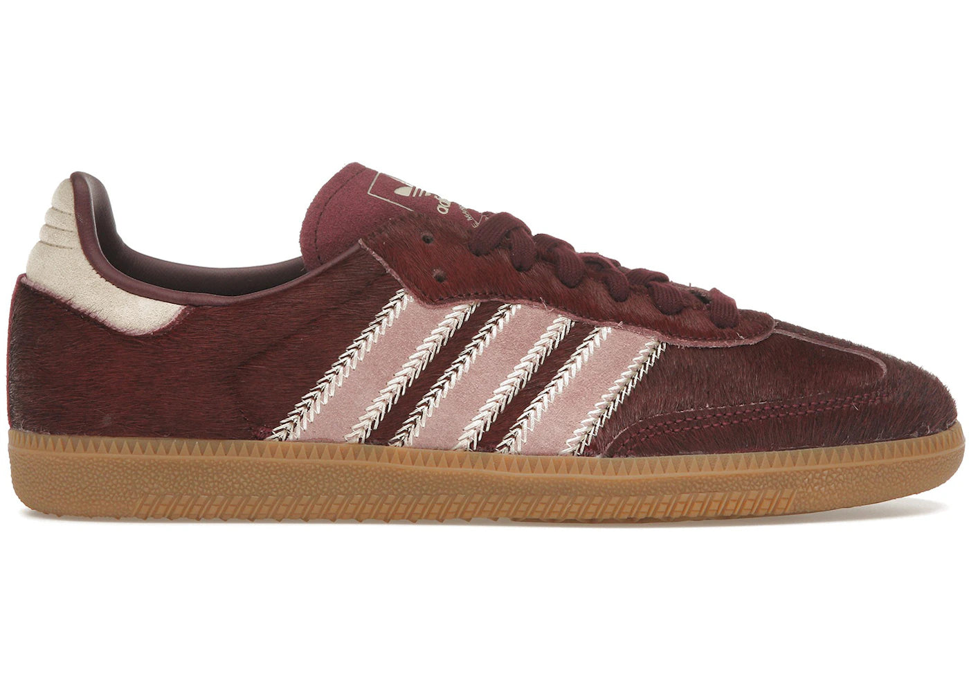 adidas Samba OG Maroon Sand Strata Pony