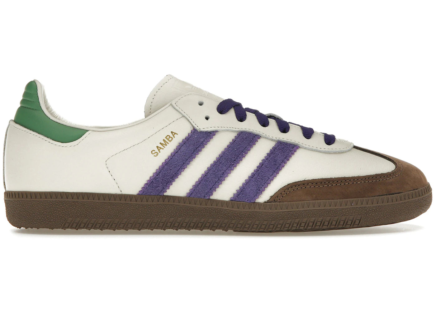 adidas Samba OG Off White Core Purple Green Brown