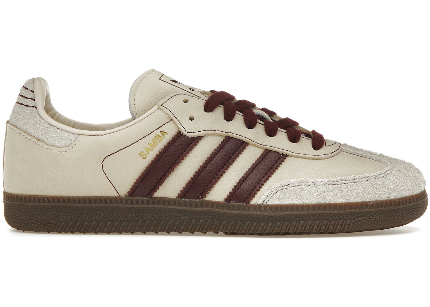 adidas Samba OG Wonder White Maroon