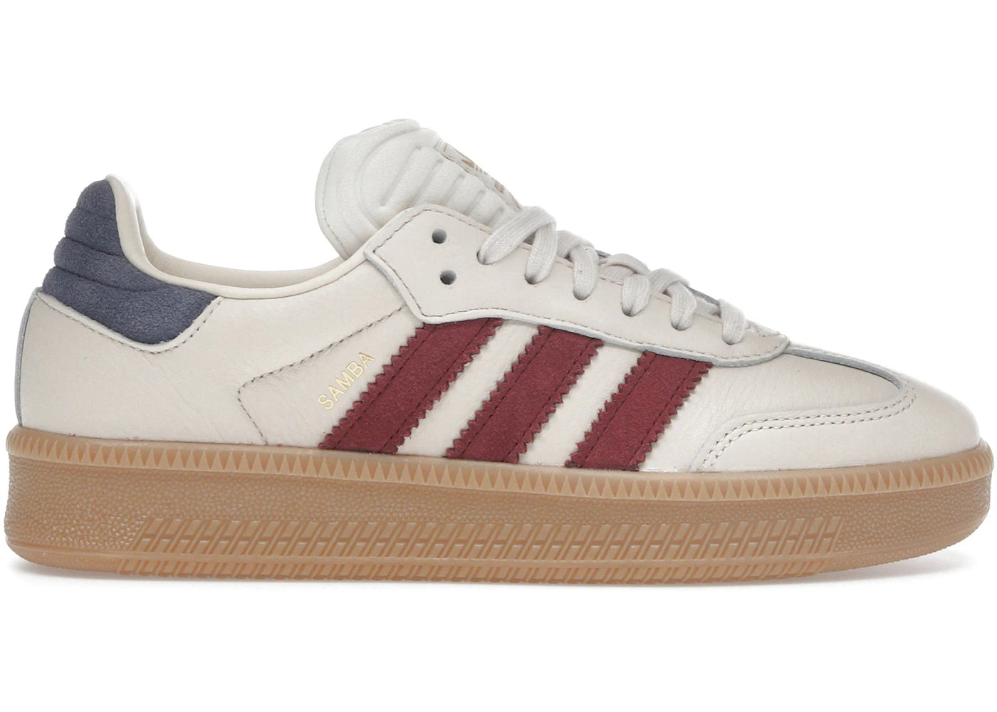 adidas Samba XLG Wonder White Shadow Red Gold Metallic