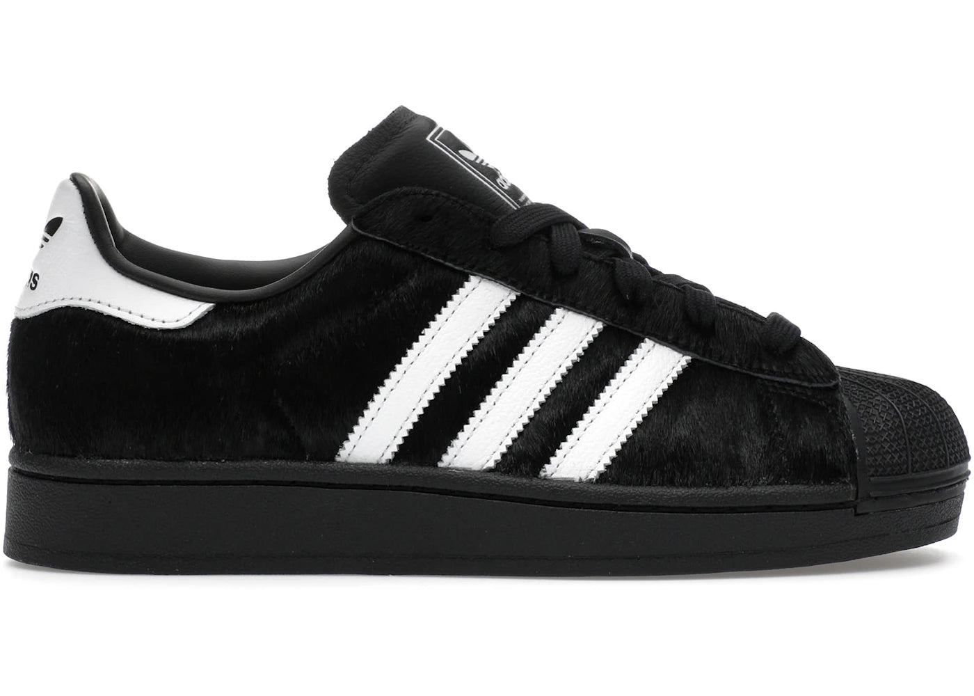 adidas Superstar II Black Ponyhair