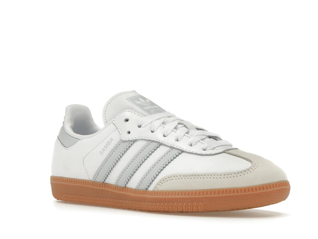 adidas Samba OG White Halo Blue Gum