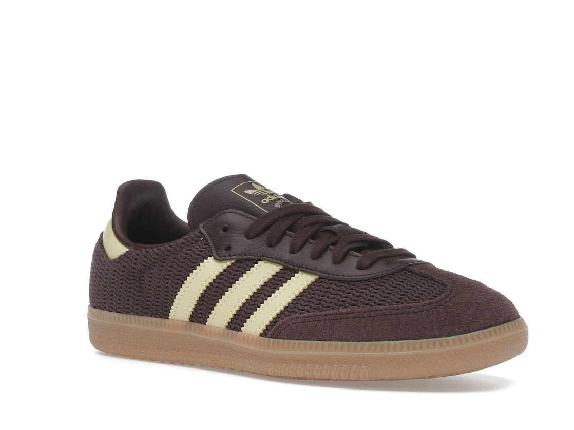adidas Samba OG Shadow Brown Powder Yellow