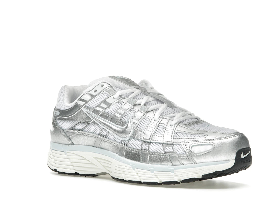 Nike P-6000 White Blue Tint Sail Metallic Silver