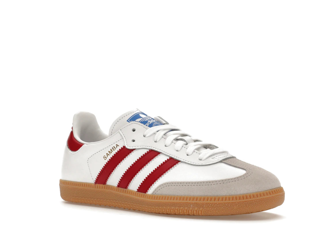 adidas Samba OG White Burgundy Gum