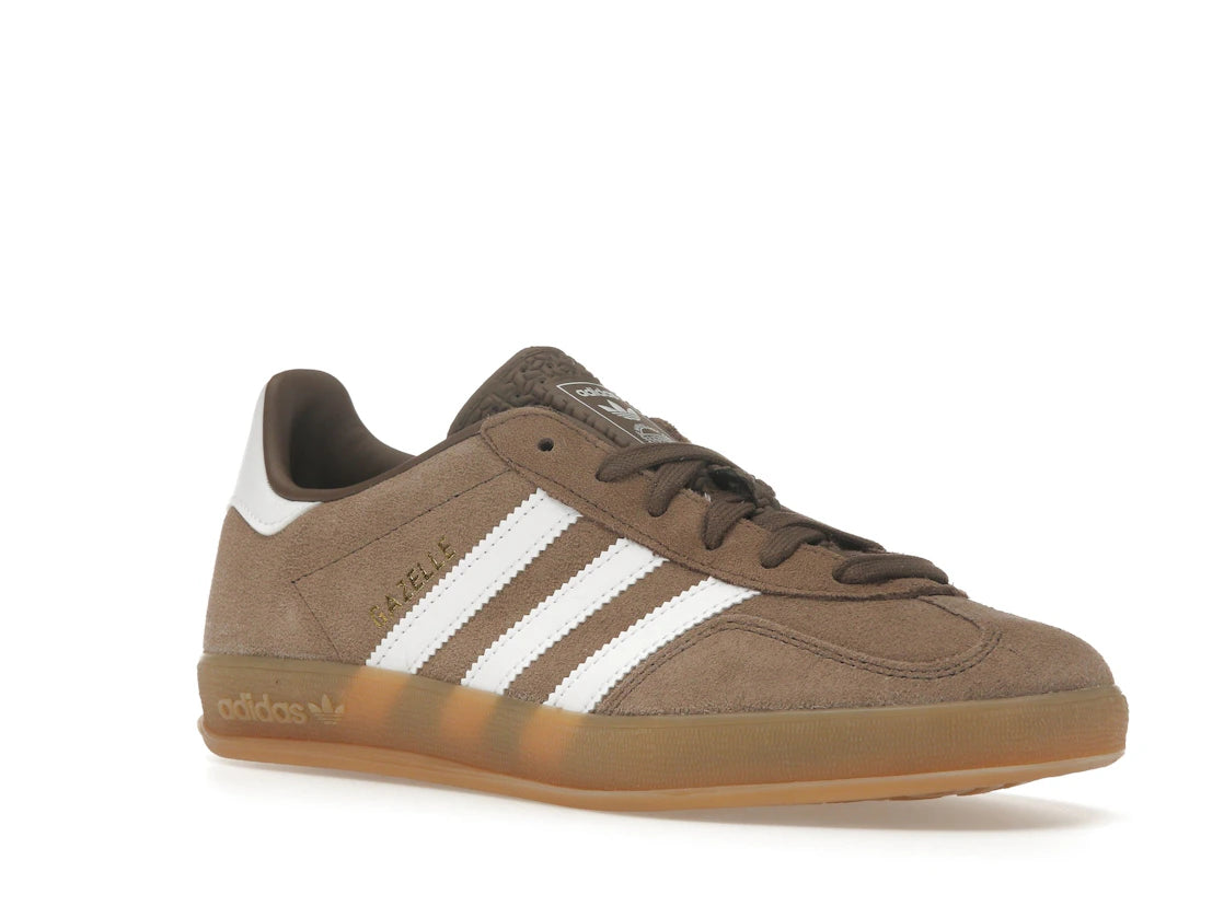 adidas Gazelle Indoor Earth Strata White Gold Metallic