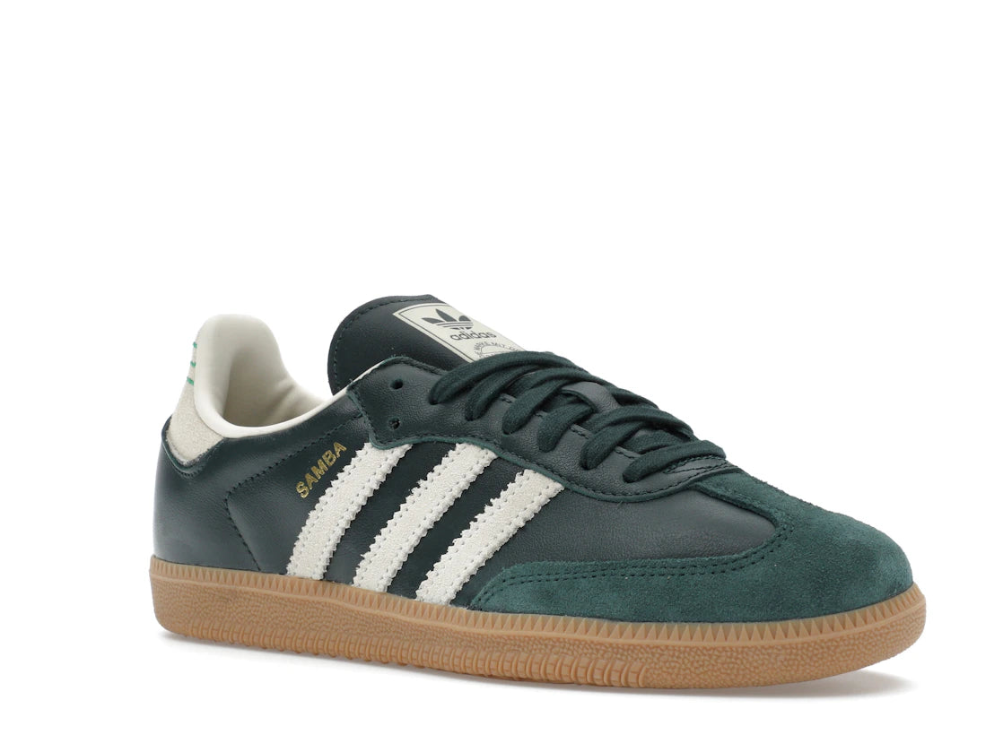 adidas Samba OG Shadow Green Cream White Gold Metallic