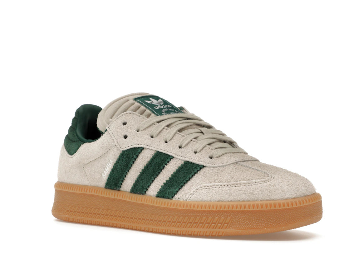 adidas Samba XLG Putty Grey Collegiate Green