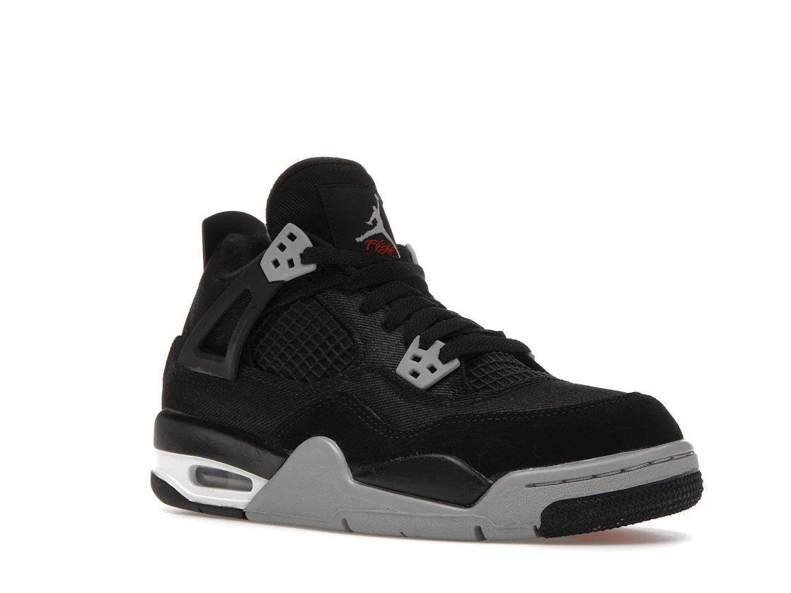 Jordan 4 Retro Black Canvas