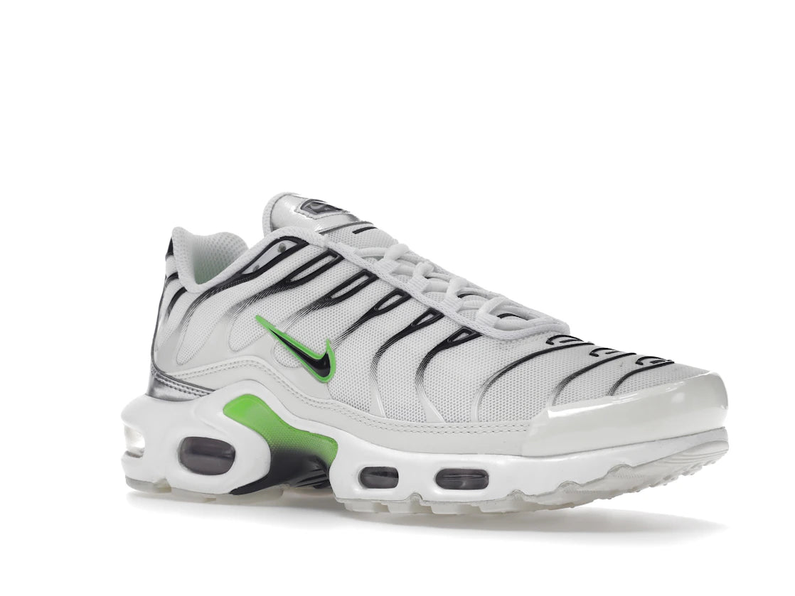 Nike Air Max Plus White Neon Metallic Silver