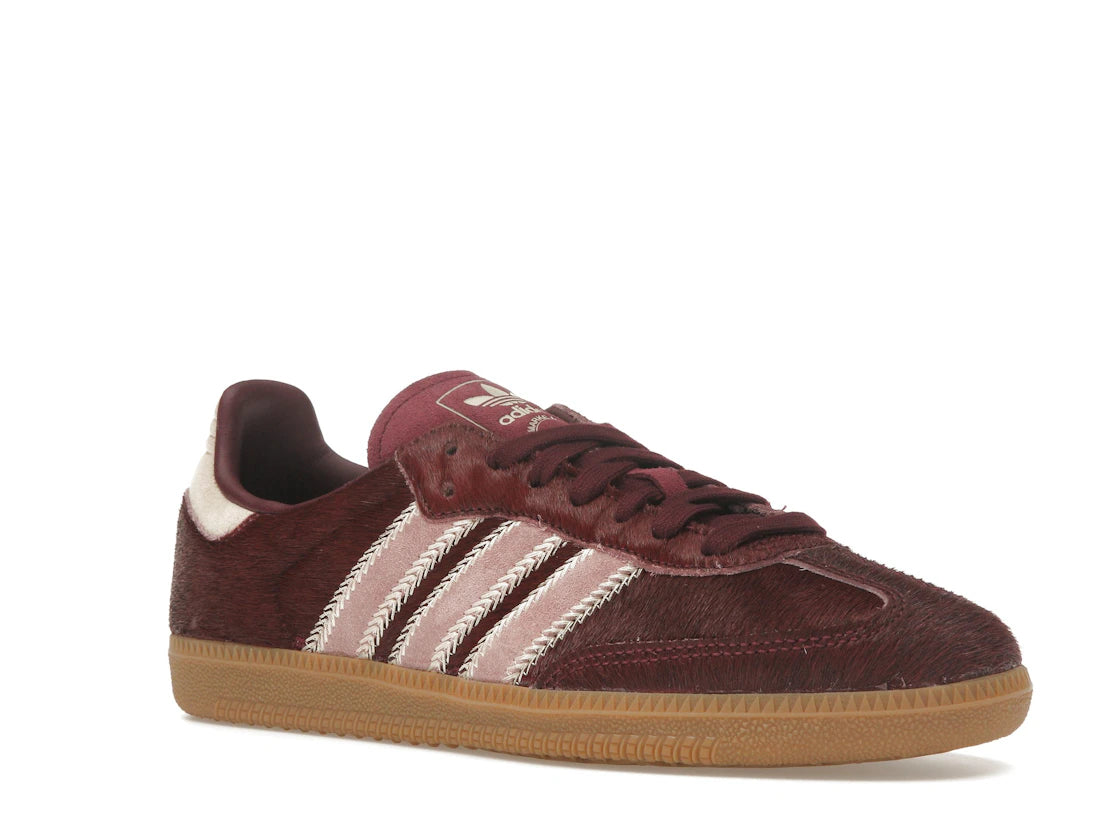 adidas Samba OG Maroon Sand Strata Pony
