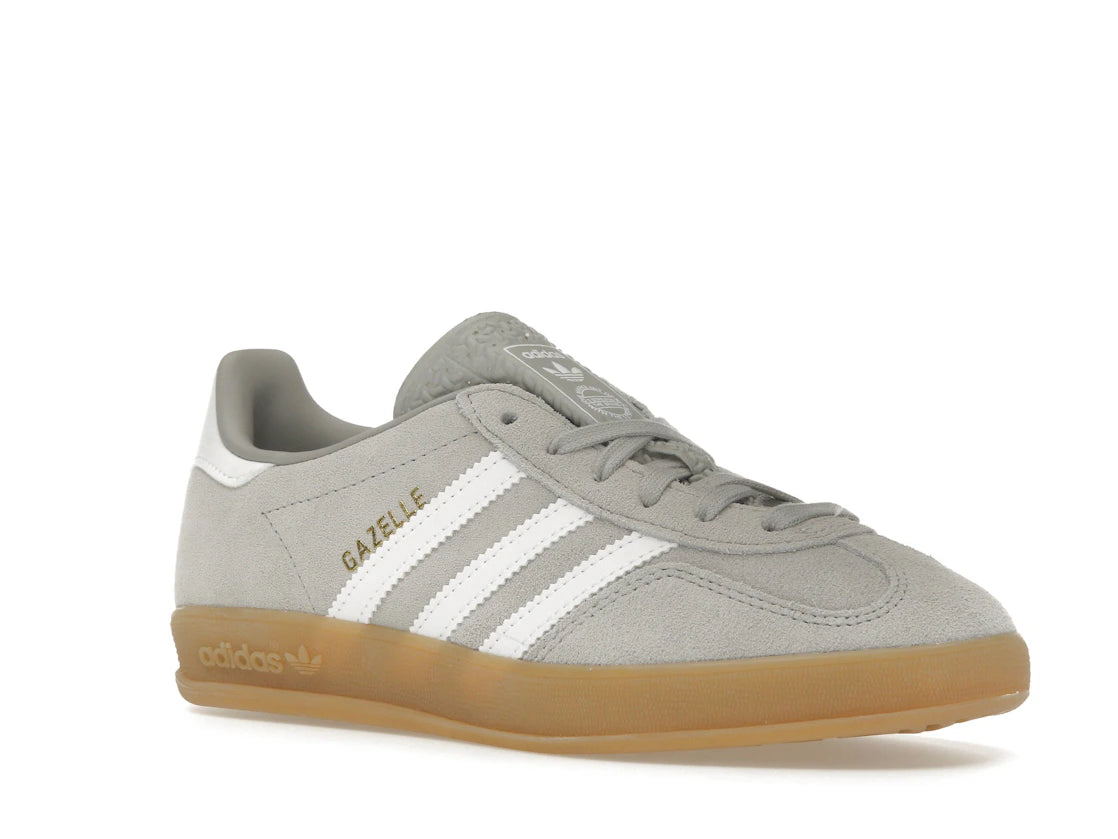 adidas Gazelle Indoor Grey Cloud White Gold Metallic
