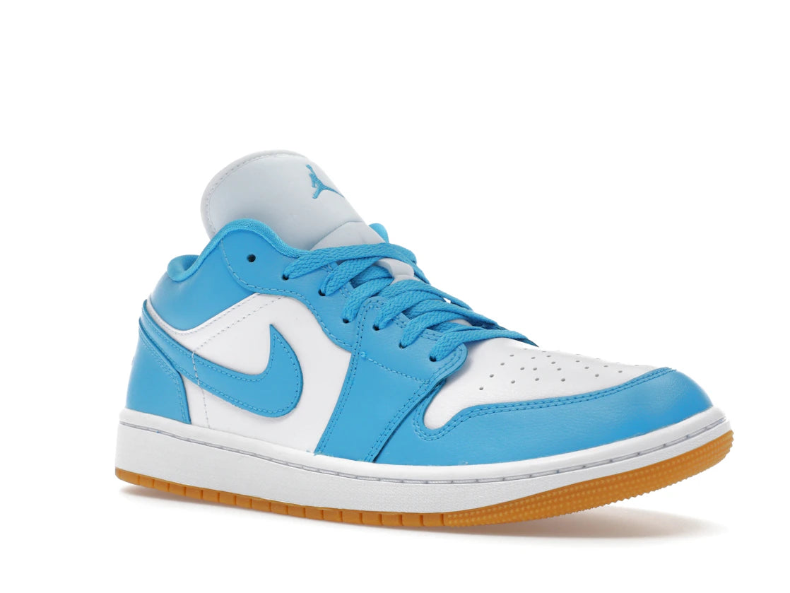 Jordan 1 Low White Gum Light Brown Dark Powder Blue