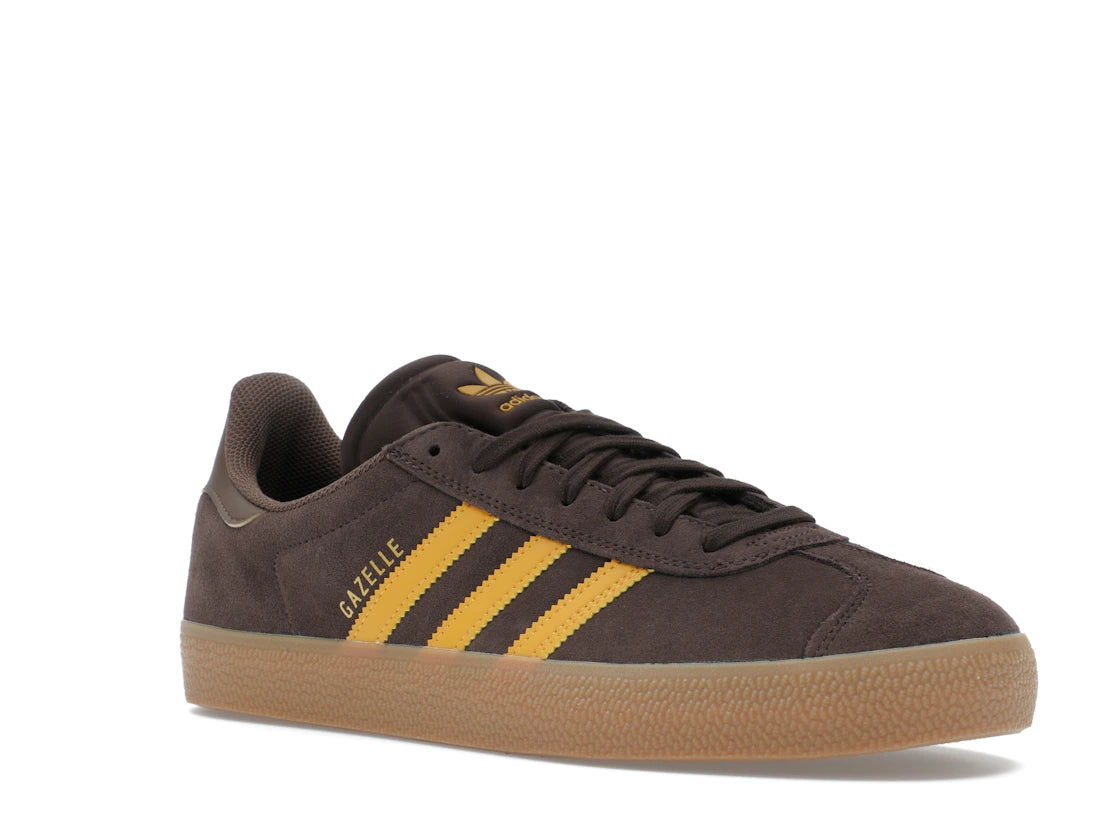 adidas Gazelle ADV Dark Brown Preloved Yellow