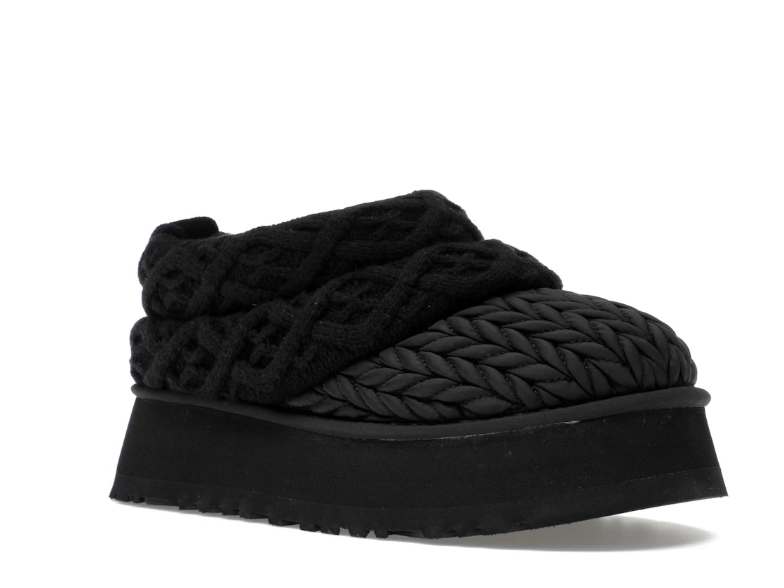 UGG Tazz Villa Knit Slipper Black
