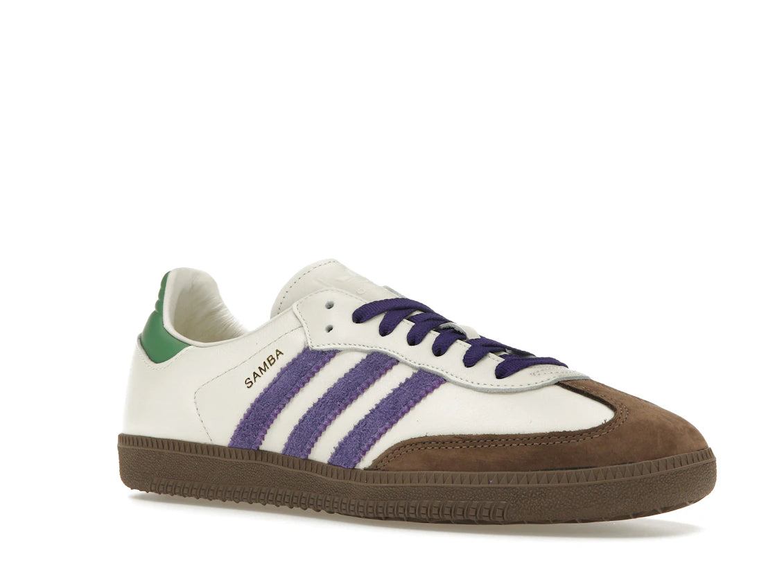 adidas Samba OG Off White Core Purple Green Brown