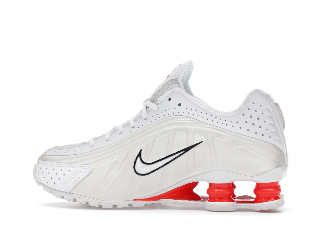 Nike Shox R4 White Phantom Picante Red