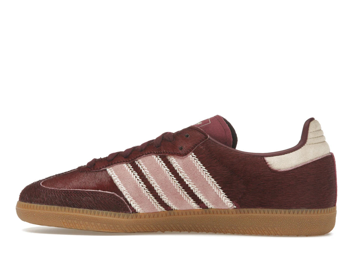 adidas Samba OG Maroon Sand Strata Pony