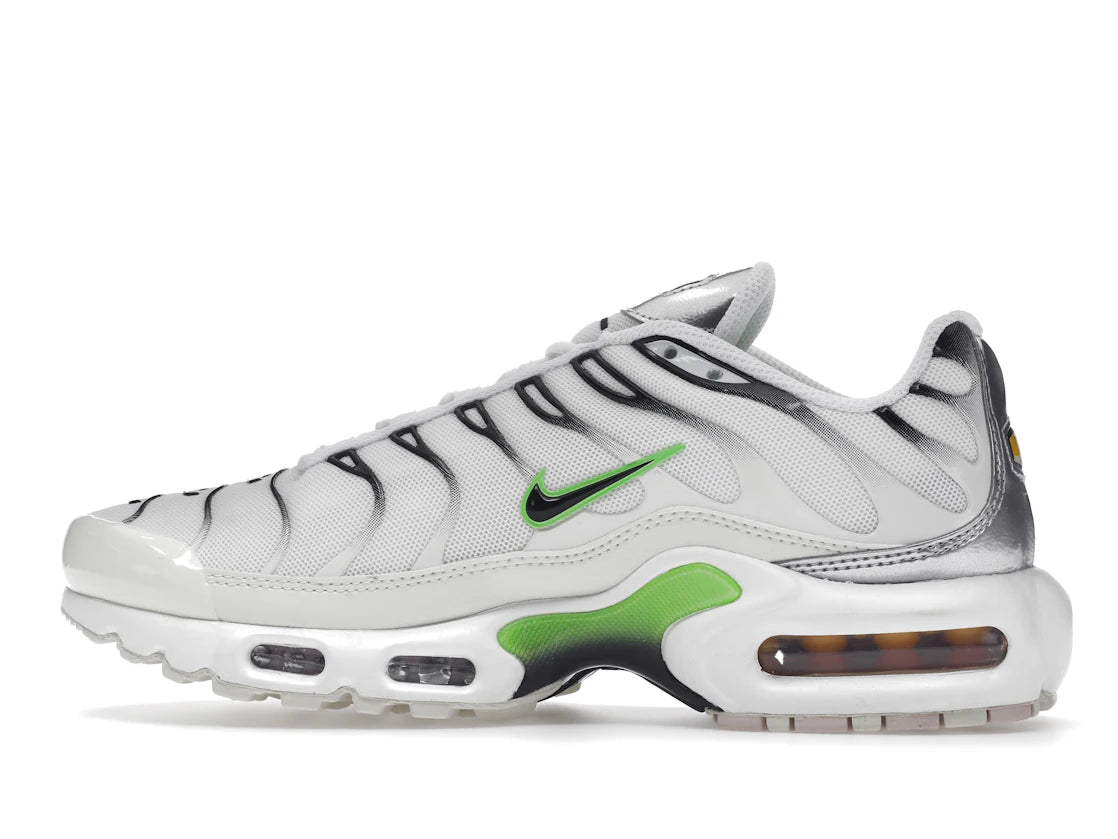 Nike Air Max Plus White Neon Metallic Silver